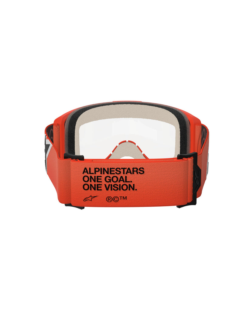 Alpinestars Vision 5 CORP Orange Clear Motocross Goggles