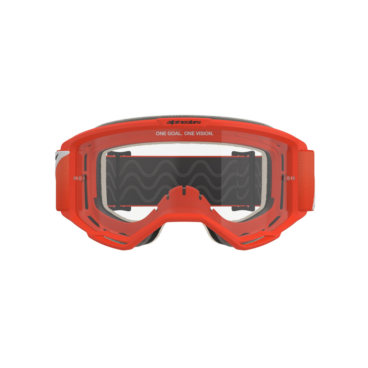Alpinestars Vision 5 CORP Orange Clear Motocross Goggles