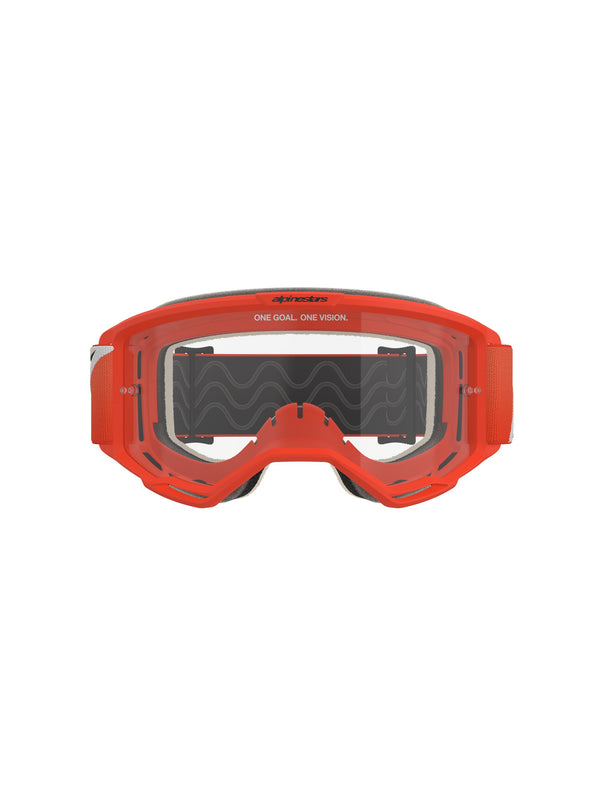 Alpinestars Vision 5 CORP Orange Klar Crossbrille