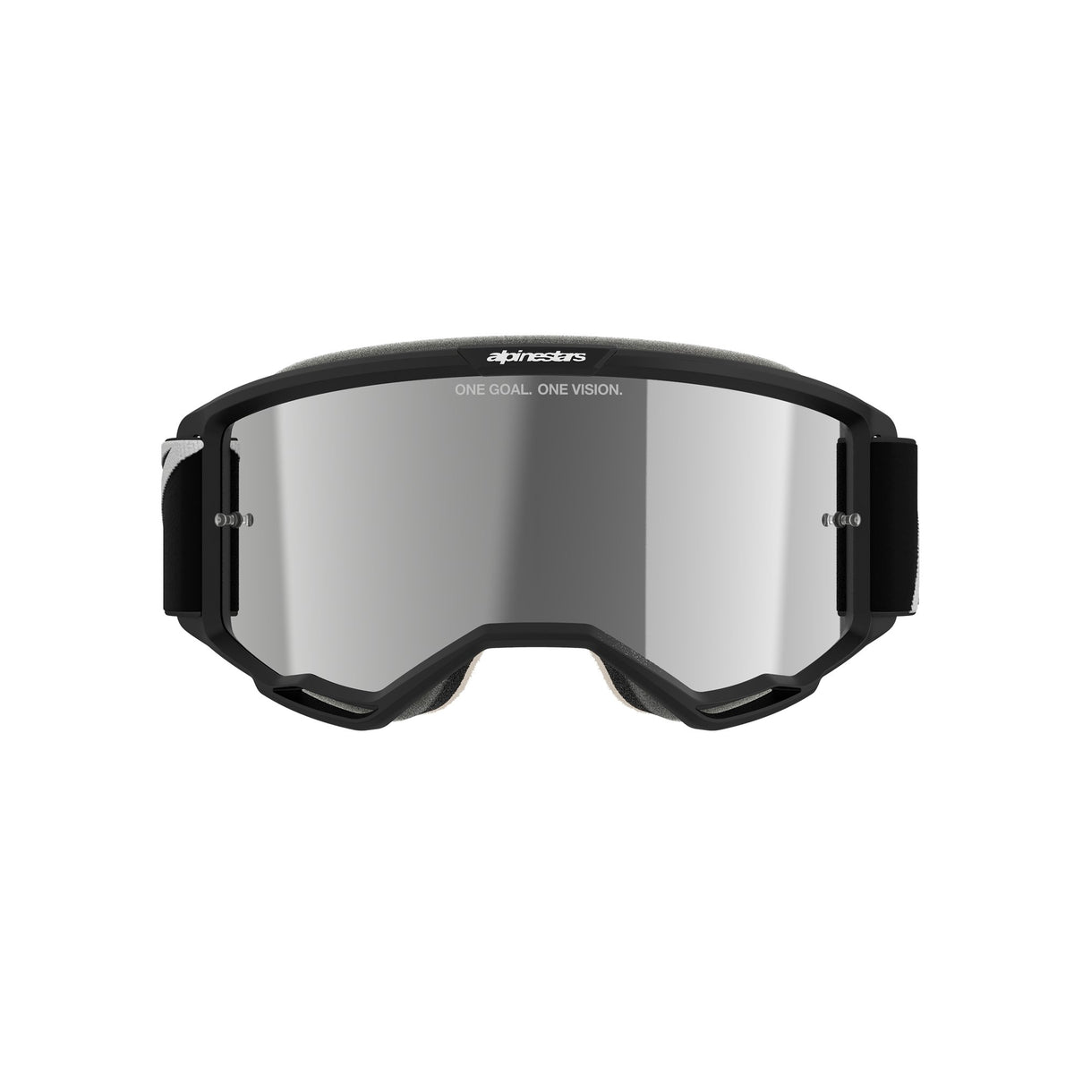 Alpinestars Vision 5 CORP Black/Mirror Silver Motocross Goggles