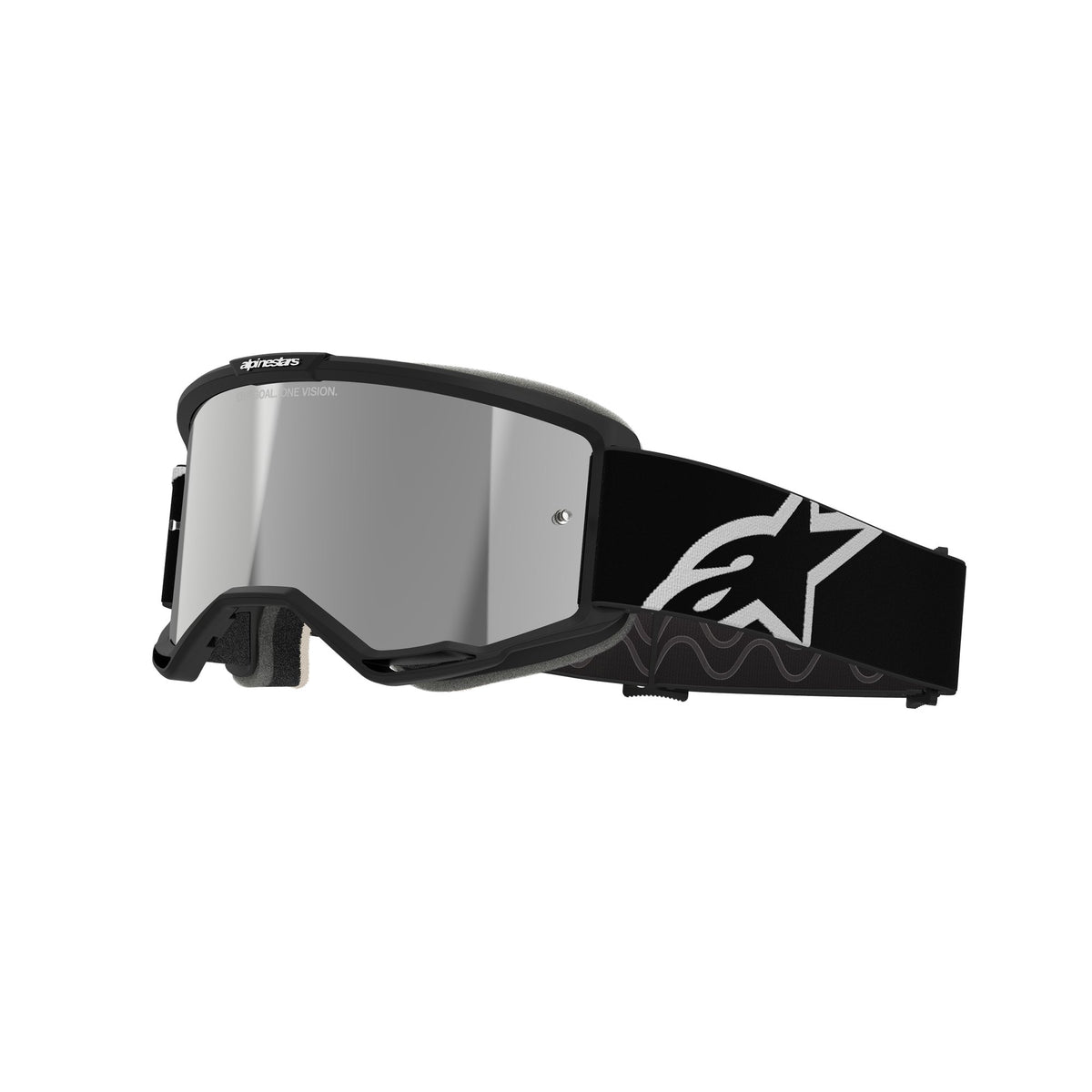 Alpinestars Vision 5 CORP Black/Mirror Silver Motocross Goggles