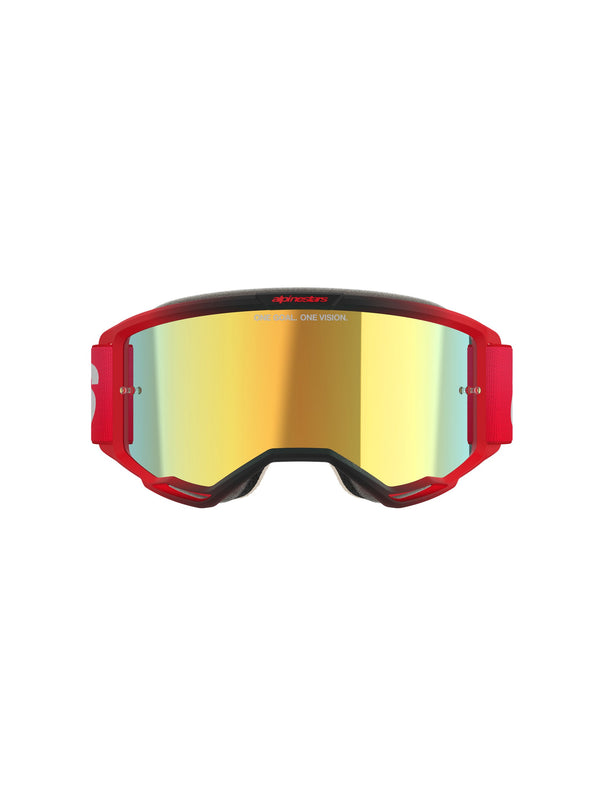 Alpinestars Vision 5 BLAZE Rot/Spiegel Gold Crossbrille