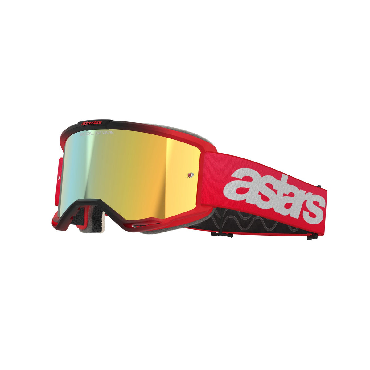Alpinestars Vision 5 BLAZE Rot/Spiegel Gold Crossbrille