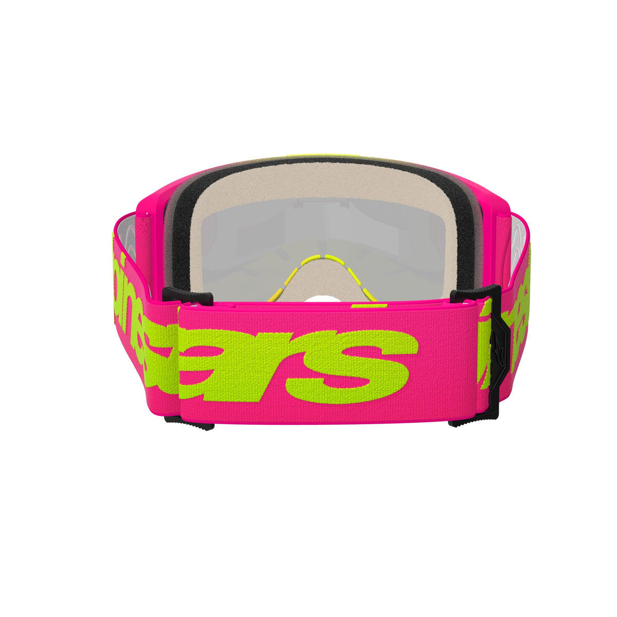 Alpinestars Vision 5 WORDMARK Fluorozegeel Spiegel Rood/ Crossbril
