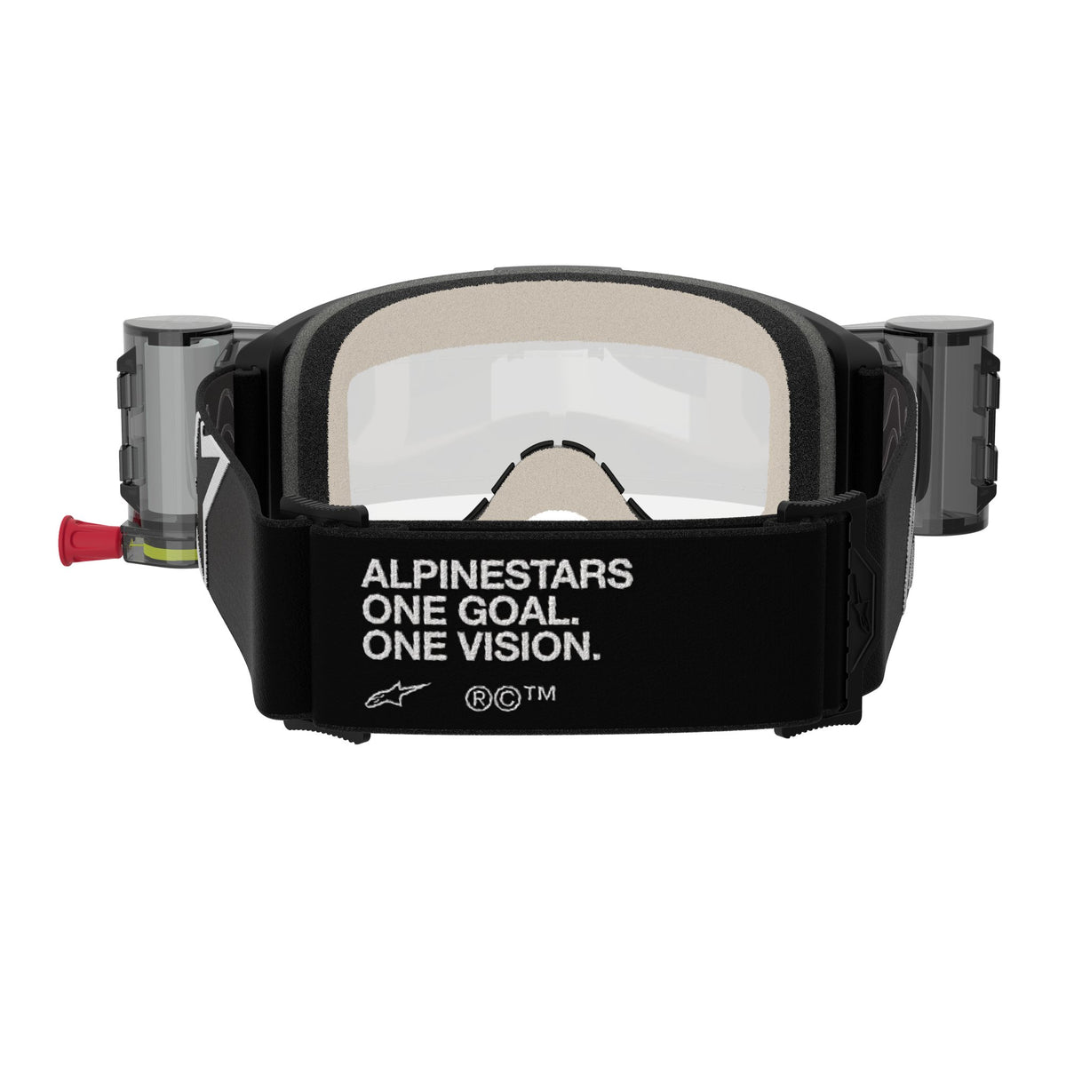Alpinestars Vision 5 CORP Zwart/Helder ROLL-OFF Crossbril