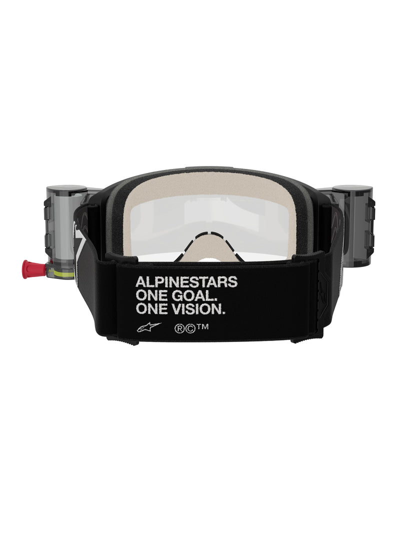 Alpinestars Vision 5 CORP Zwart/Helder ROLL-OFF Crossbril