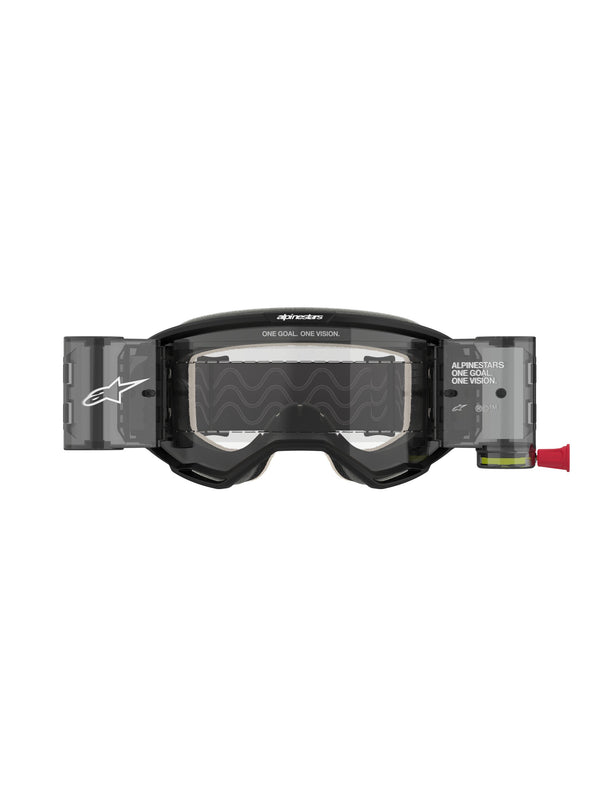 Alpinestars Vision 5 CORP Schwarz/Klar ROLL-OFF Crossbrille