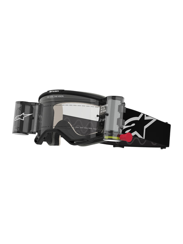 Alpinestars Vision 5 CORP Schwarz/Klar ROLL-OFF Crossbrille