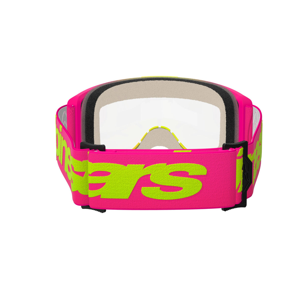 Alpinestars Vision 5 WORDMARK Fluorozegeel Helder Crossbril