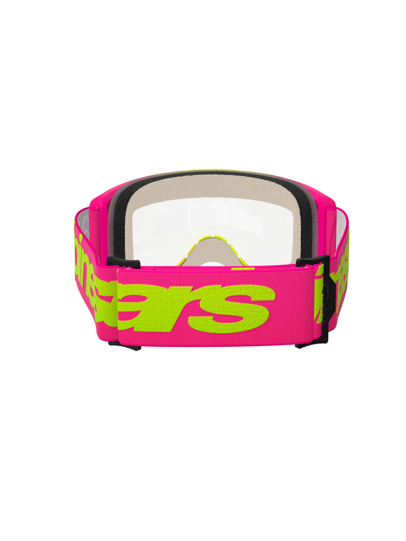 Alpinestars Vision 5 WORDMARK Fluorozegeel Helder Crossbril