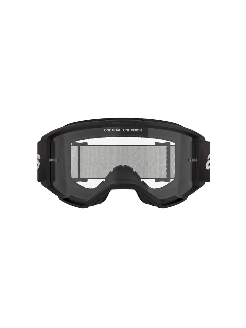 Alpinestars Vision 3 WORDMARK Zwart/Helder Crossbril