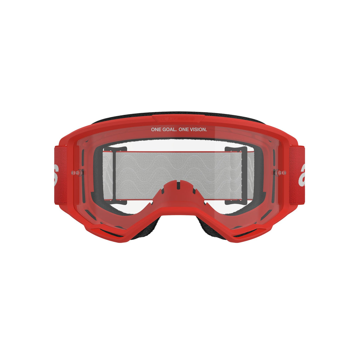 Alpinestars Vision 3 WORDMARK Rood/Helder Crossbril