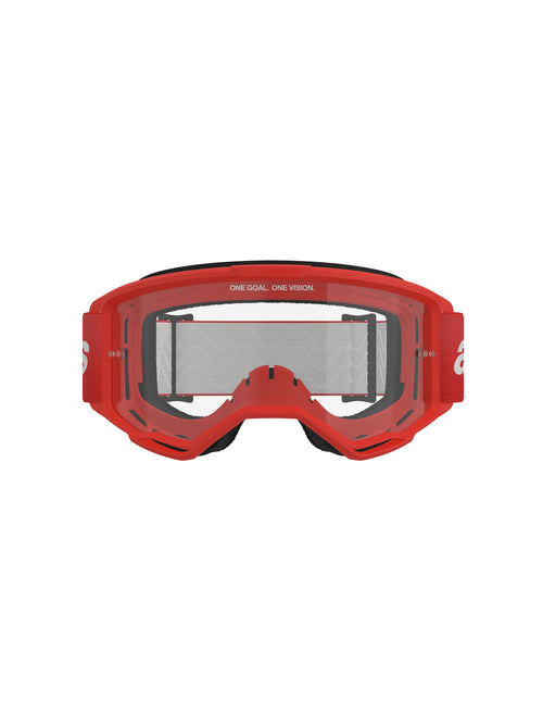 Alpinestars Vision 3 WORDMARK Rood/Helder Crossbril