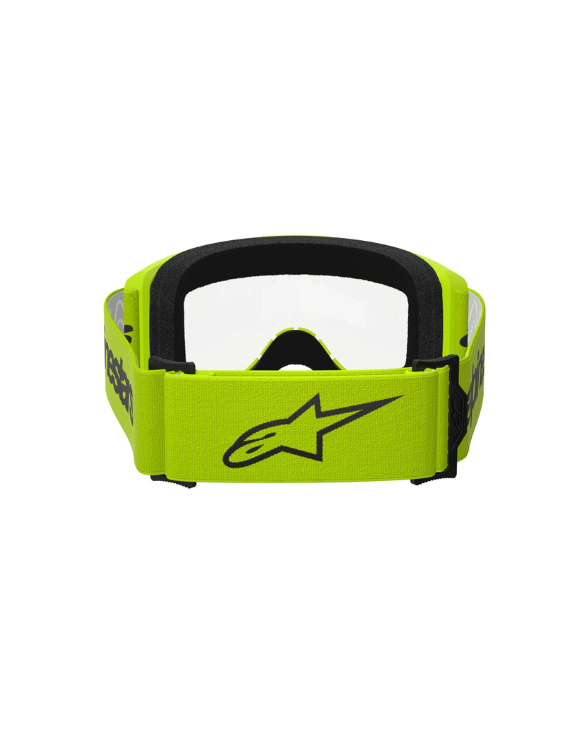 Alpinestars Vision 3 WORDMARK Fluo-Gelb Klar Crossbrille