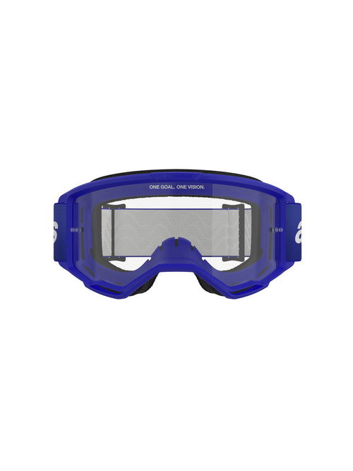 Alpinestars Vision 3 WORDMARK Blauw Helder Crossbril