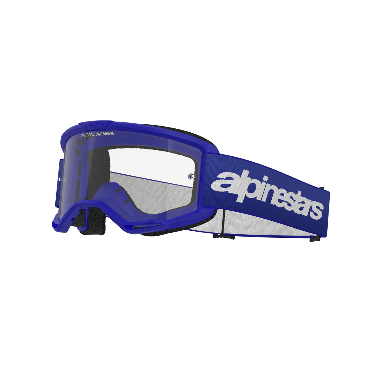 Alpinestars Vision 3 WORDMARK Blau Helder Crossbrille