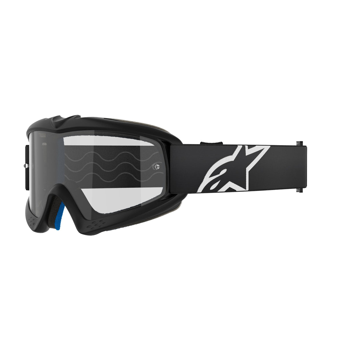 Alpinestars Vision YOUTH CORP Zwart/Helder Crossbril