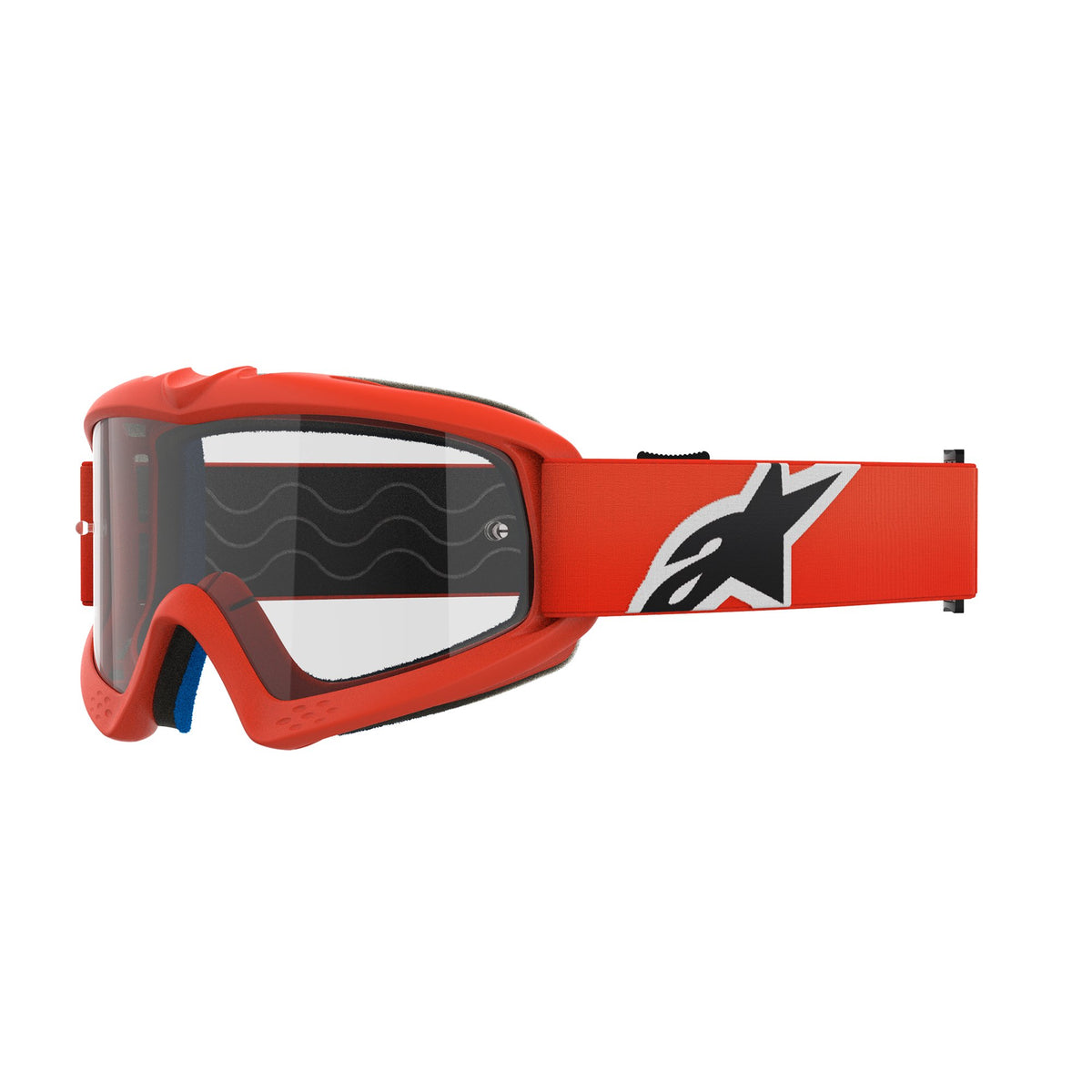 Alpinestars Vision YOUTH CORP Orange Klar Crossbrille
