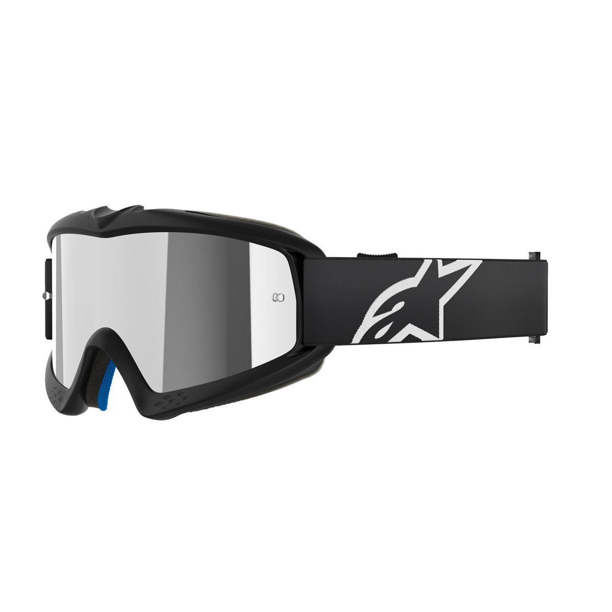 Alpinestars Vision YOUTH CORP Schwarz/Spiegel Silber Crossbrille