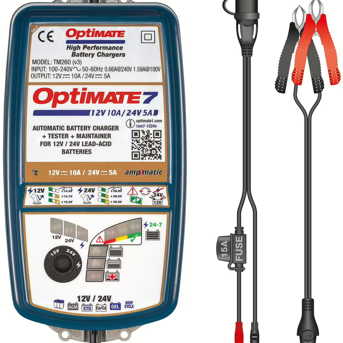 OptiMATE 7 12V–24V