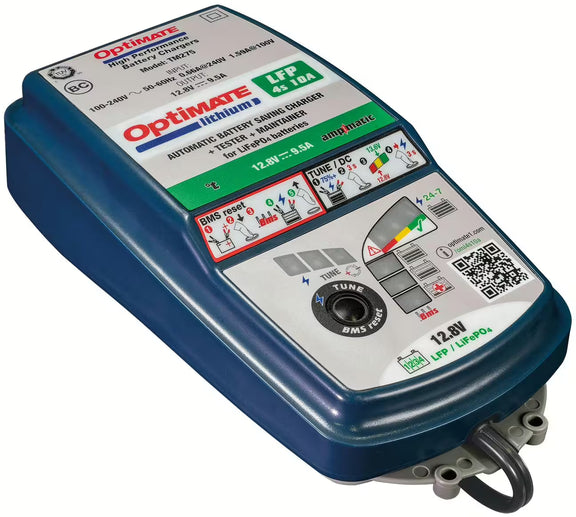 Acculader TECMATE "OptiMATE Lithium 4S 10A" – General Purpose Battery Chargers kopen bij WheelsWork | Motoronderdelen, Gereedschap & Accessoires