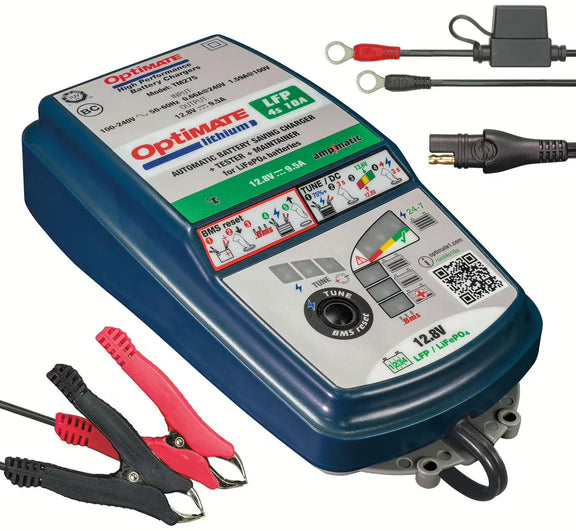 Acculader TECMATE "OptiMATE Lithium 4S 10A" – General Purpose Battery Chargers kopen bij WheelsWork | Motoronderdelen, Gereedschap & Accessoires