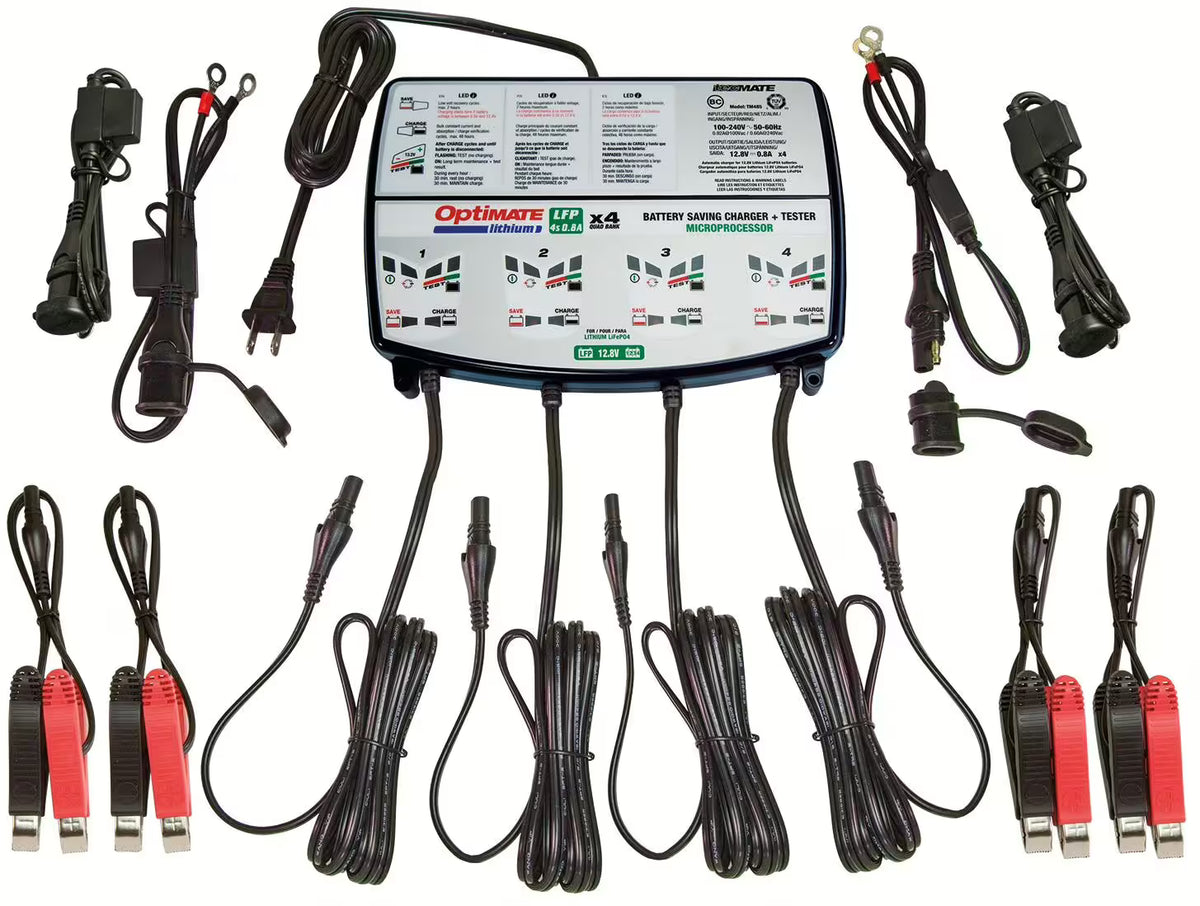 OptiMATE Lithium 4x0.8A