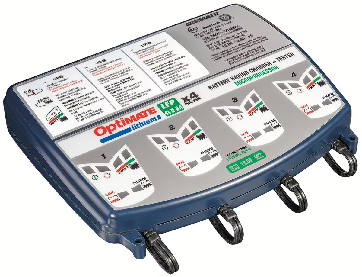 OptiMATE Lithium 4x0.8A