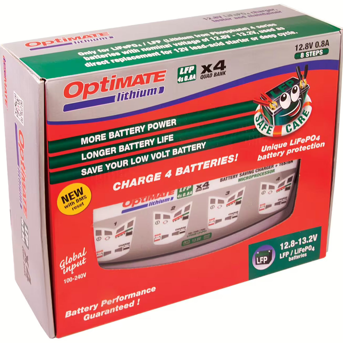 OptiMATE Lithium 4x0.8A