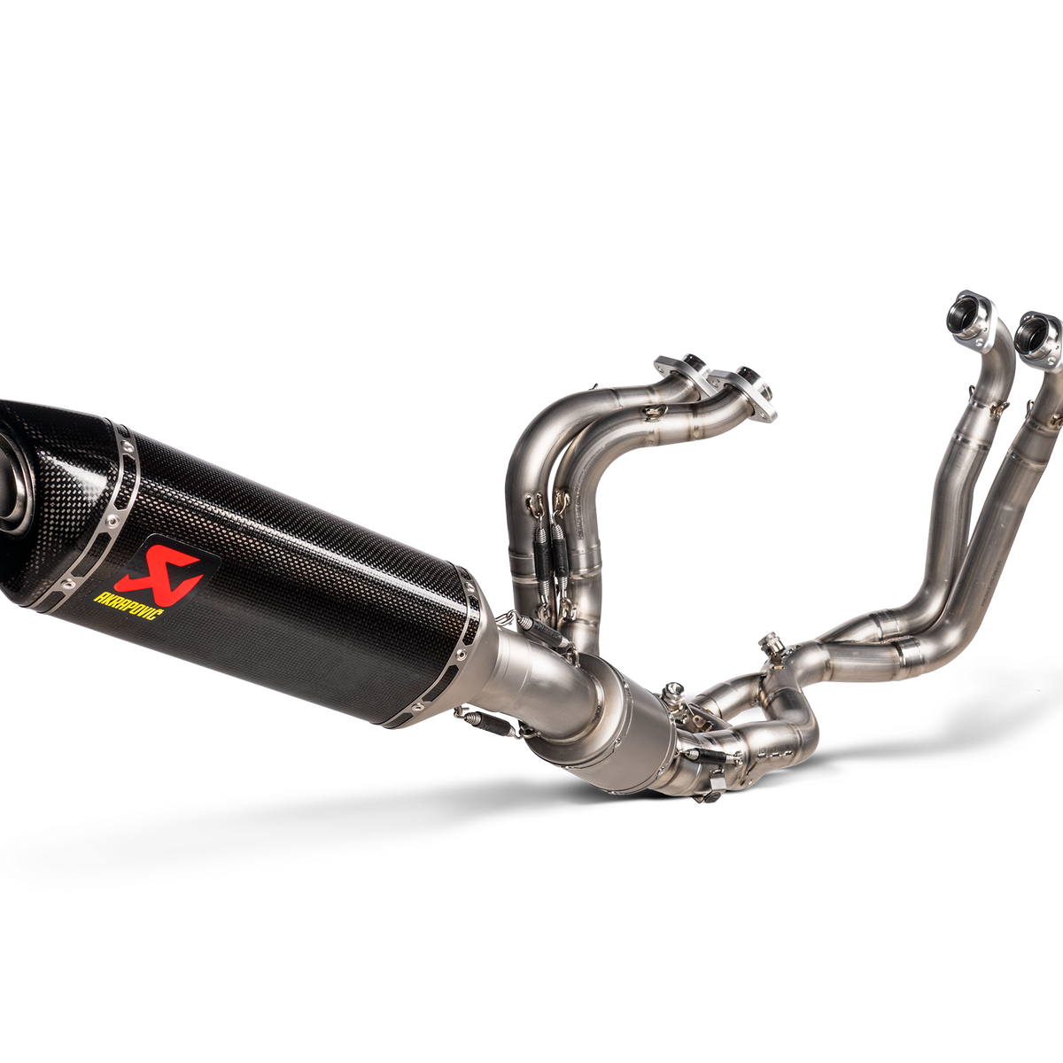Akrapovic Track Day Tussenpijp met Verzamelstuk Titanium Aprilia RSV4 en Tuono V4 2021-2024, productfoto 1