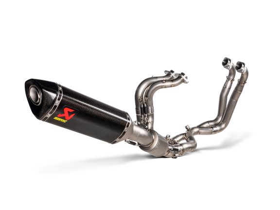 Akrapovic Track Day Tussenpijp met Verzamelstuk Titanium Aprilia RSV4 en Tuono V4 2021-2024, productfoto 1