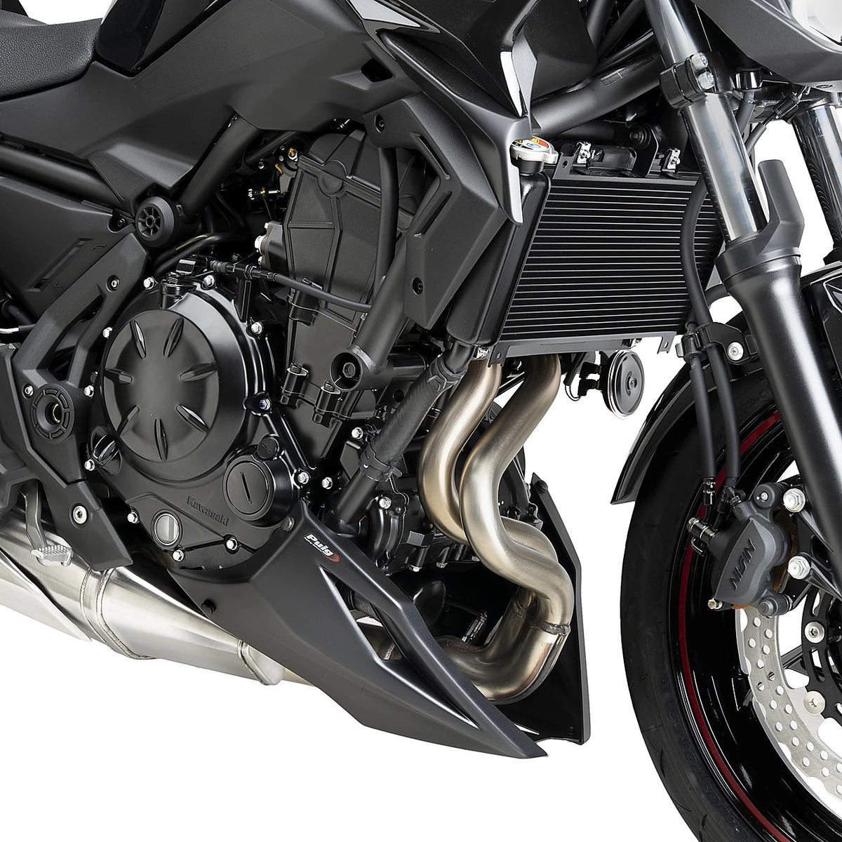 Puig Motorspoiler Kawasaki Z650 (2025 en later) mat zwart