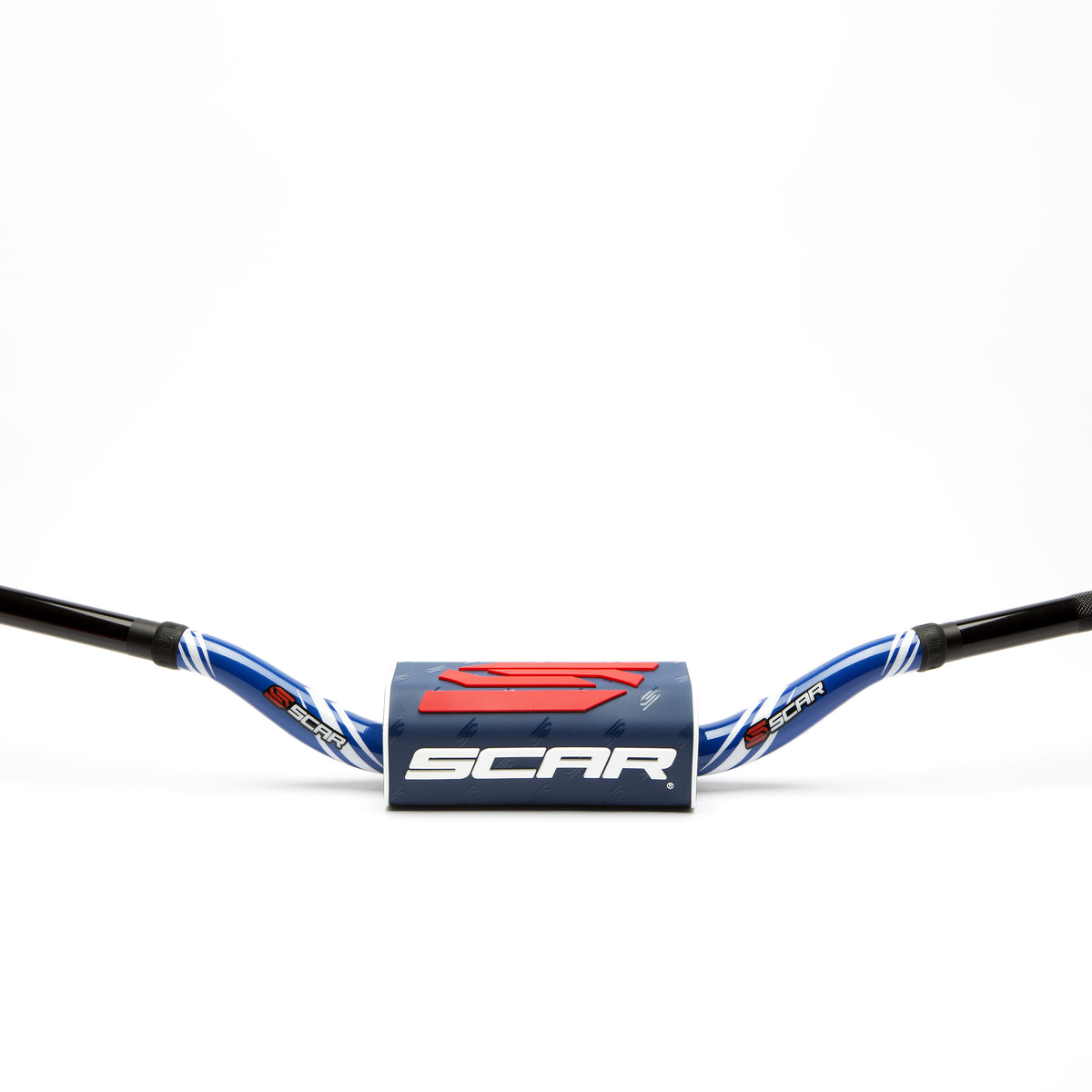 Scar O² Stuur Ø28,6 mm laag mini Stuur blauw, Donkerblauw