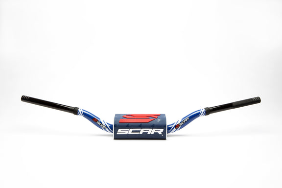 Scar O² Stuur Ø28,6 mm laag mini Stuur blauw, Donkerblauw