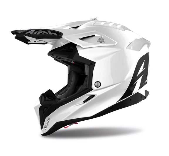 Airoh Aviator 3 Color white gloss Crosshelm