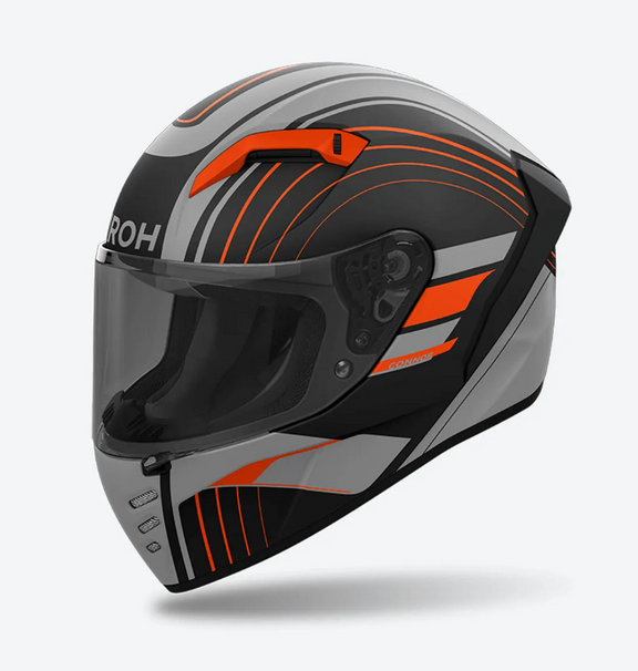 Airoh Connor Achieve Orange Matt Integraalhelm