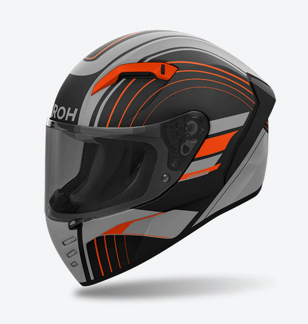 Airoh Connor Achieve Orange Matt Integraalhelm