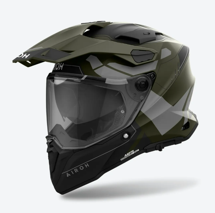 Airoh Commander 2 Reveal Military Green Adventurehelm
