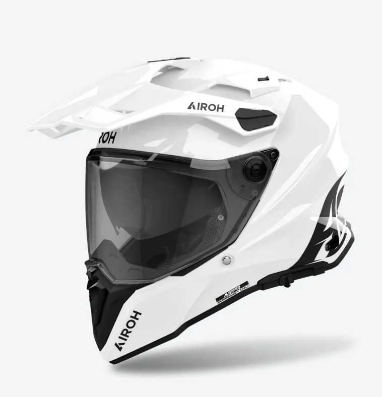 Airoh Commander 2 Color White Gloss Adventurehelm