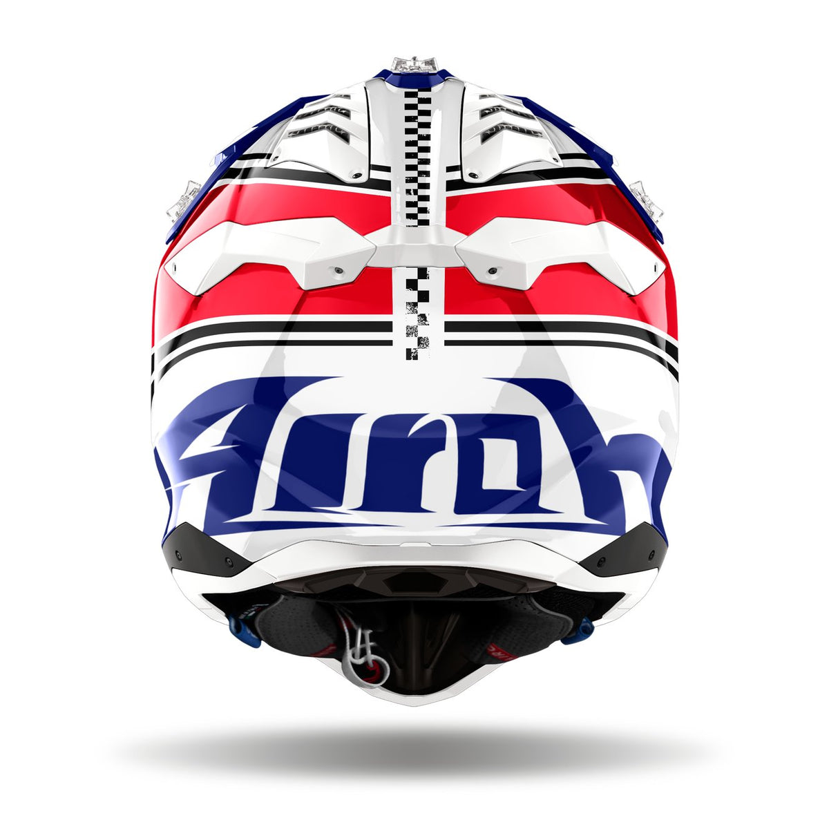 Airoh Aviator 3 Hima Red Gloss Crosshelm