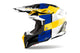 Airoh Aviator 3 Monarch Blue/Yellow Gloss Crosshelm