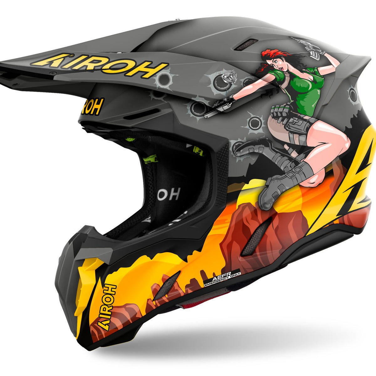 Airoh Twist 3 Adventure Matt Crosshelm