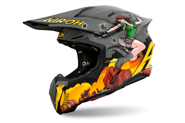 Airoh Twist 3 Adventure Matt Crosshelm