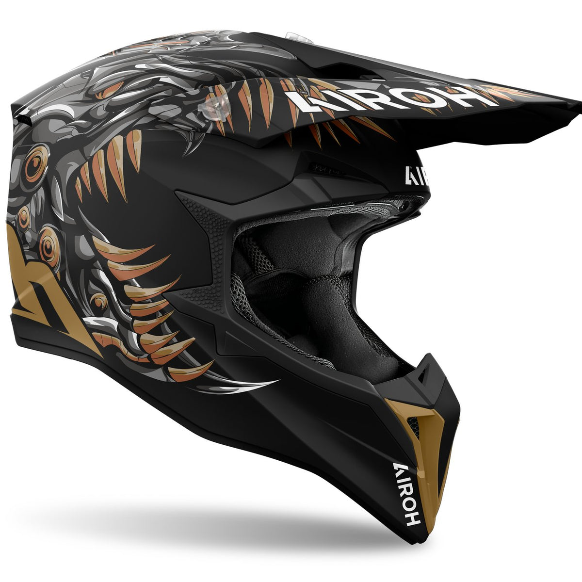 Airoh Wraaap Cyborg Matt Crosshelm