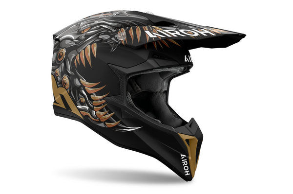 Airoh Wraaap Cyborg Matt Crosshelm