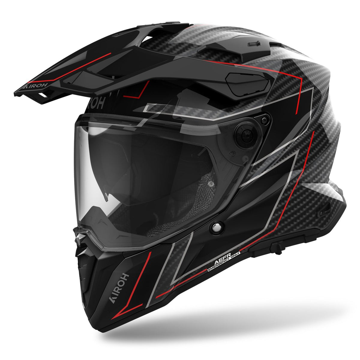 Airoh Commander 2 Carbon Stylish Gloss Adventurehelm