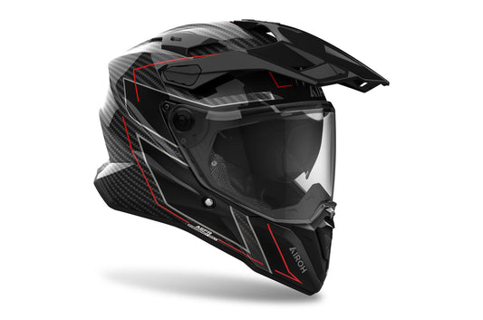 Airoh Commander 2 Carbon Stylish Glänzender Adventure-Helm