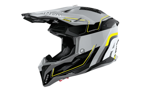 Airoh Aviator 3 Leader Gelb glänzend Crosshelm