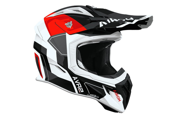 Airoh Aviator Ace 2 Shield Red Gloss Crosshelm