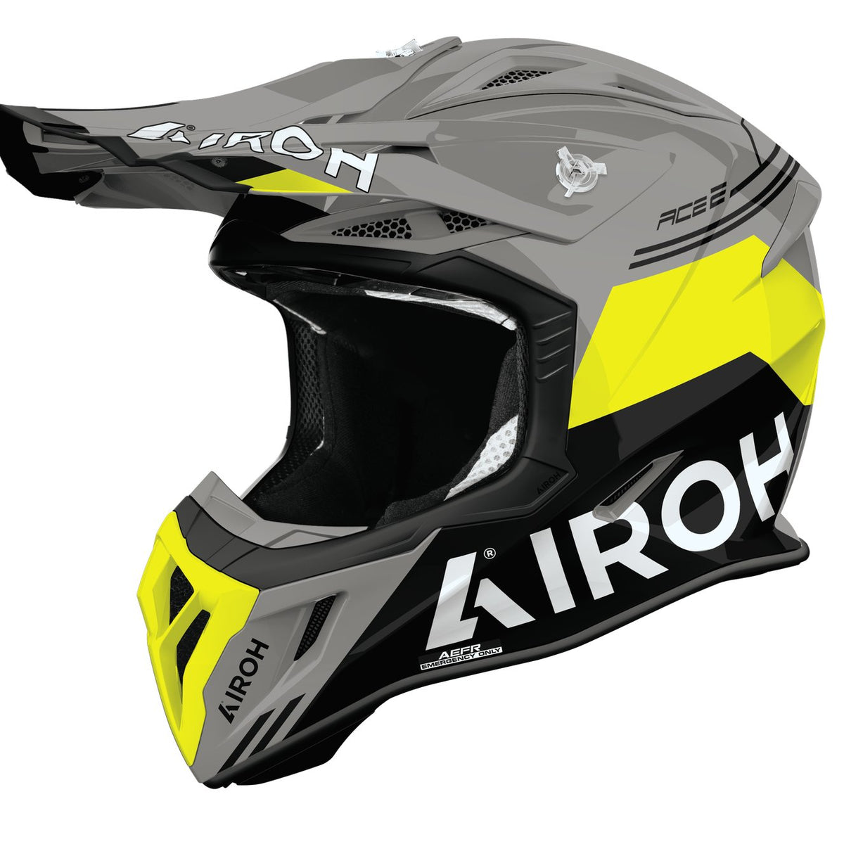 Airoh Aviator Ace 2 Fury Yellow gloss Crosshelm